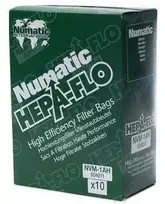 Numatic NVM-1AH, Dulkių maišelis, 6 l, Numatic, 95 mm, 165 mm, 230 mm