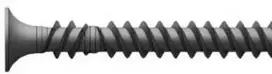 ITW Gipskartonio varžtas „Spit“ 3,9 x 41 mm - kietas tinkas ant 0,6 mm plieninio profilio, juodas. 500 vnt. pakuotėje.