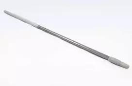Roliba Aliuminio rankena grindų grandikliui 32 mm x 150 cm, padengta baltu plastiku