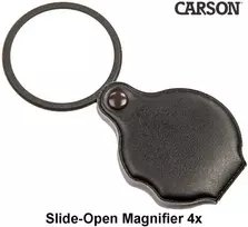 Didinamasis stiklas Carson Slide-Open Magnifier 4x
