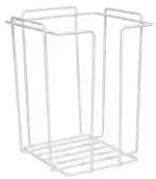 Multi Praustuvų stovas 23x23x29,5 cm, metalinis, baltas, putplasčio praustuvams - (16 vnt. dėžutėje)