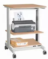 Twinco TWIN CLICK MOBILUSIS spausdintuvo stovas, 2 vnt., buko/pilko spalvos, 600x500x670 mm (1 vnt.)