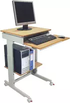 Twinco Kompiuterinis stalas „TWIN CLICK“, buko/pilkos spalvos, 600x500x1100 mm (1 vnt.)