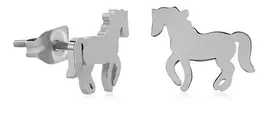 Troli Decent steel earrings Horse