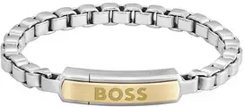 Hugo Boss Nesenstanti vyriška dvispalvė apyrankė iš Devono plieno 1580597