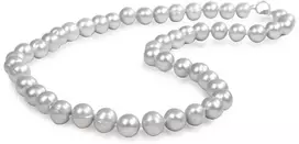 Jwl Luxury Pearls Kaklo papuošalas su tikrais perlais pilkos spalvos JL0288