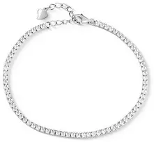 Jwl Luxury Pearls Prabangi sidabrinė teniso apyrankė su cirkoniais JL0849