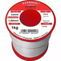 Lydmetalis Sn60Pb40 1.00mm 1000g su fliusu Stannol (tik profesionaliam naudojimui)