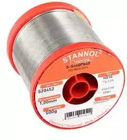 Lydmetalis Sn60/Pb40 1.00mm 500g su fliusu Stannol (tik profesionaliam naudojimui)
