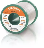 Lydmetalis Sn99.3Cu0.7 1.00mm 1000g su fliusu Stannol