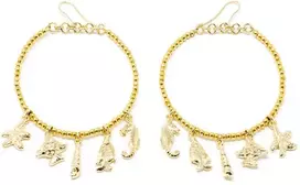 Shabama FORMENTOR earrings #shiny auksinis 1 u