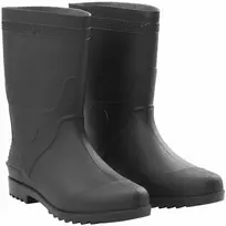 Guminiai batai, juodos spalvos, PVC, 45 dydžio