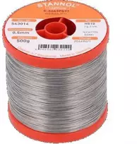 Lydmetalis Sn63/Pb37 0.5mm 500g su fliusu Stannol (tik profesionaliam naudojimui)