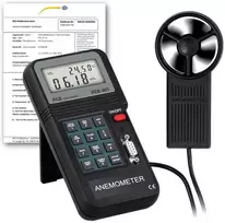 Srauto matuoklis PCE-007-ICA su ISO kalibravimo sertifikatu