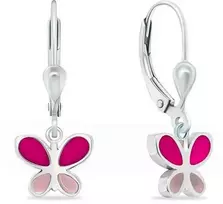 Brilio Silver Derantys sidabriniai auskarai Butterflies EA1003W