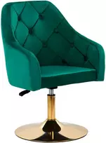 Activeshop Pasukamas fotelis 4Rico QS-BL14G Velvet Žalias