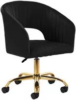 Fotelis Activeshop Biuro kėdė su ratukais 4Rico QS-OF212G Velvet Juodas