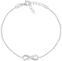 Brilio Silver Brilio Sidabrinis Decent Sidabrinis Apyrankė Infinity BRC119W