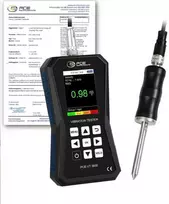 Vibracijos matuoklis PCE-VT 3800S-ICA su ISO kalibravimo sertifikatu