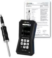 Vibracijos matuoklis PCE-VT 3900S-ICA su ISO kalibravimo sertifikatu