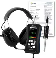 Vibracijos matuoklis PCE-VT 3850S-ICA su ISO kalibravimo sertifikatu