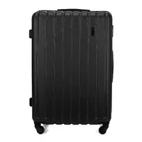Kelioninis Solier Luggage Vidutinis lagaminas M 22' STL902 ABS - Juoda