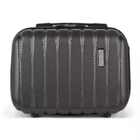 Kelioninis Solier Luggage Kosmetinis kelionių lagaminėlis XS ABS STL902 - Tamsiai pilka