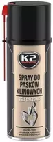 K2 Tepalas diržams 400ml purškiamas