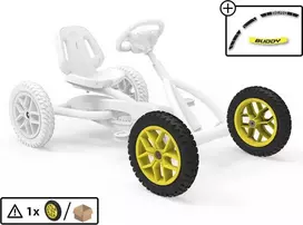 Berg Wheel 10-spoke yellow 12.5x2.25-8 all terrain, (Cross)