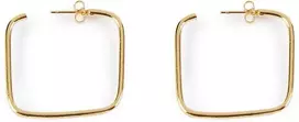 Shabama MOORE SQUARES earrings #shiny auksinis 1 u