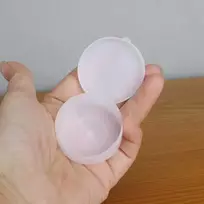 Oem Apvalus konteineris - 33x17mm - Plastikinė dėžė - Rakinama Tvarkyklės