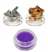 Oem Plastikinis indelis 10ml - užsukamas stiklainis su blizgučiais, varžtais
