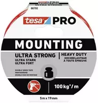 tesa Mounting PRO Ultra Strong 66792-00001-00 tvirtinimo juosta, balta (ilgis x plotis), 5 m x 19 mm, 1 vnt.