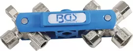 Bgs Technic Universalus skydinės įvairių paskirčių raktas SuBMaker Quadro 10 in 1 (1469)