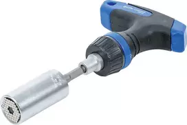 Bgs Technic Terkšlinė rankena su daugiafunkcine galvute | 10 mm (3/8") | 7 - 19 mm | 3 vnt. (92540)