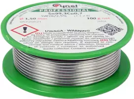 Toya Sa Poland Lydmetalis be švino | Ø 1.5 mm | 100g (76854)