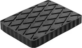 Bgs Technic Guminis padas | auto keltuvams | 160 x 120 x 20 mm (7036)