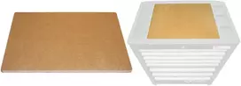 Bgs Technic Medinė panelė / įdėklas spintelei ant ratukų (67165)