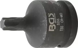 Bgs Technic Antgalis smūginis | 20 mm (3/4") T-Star (Torx) T55 (5555)