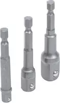 Bgs Technic Adapterių komplektas | 6.3 mm (1/4") antgalis | 6.3 mm (1/4") / 10 mm (3/8") / 12,5 mm (1/2") | 3 vnt. (8204)