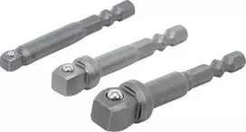 Bgs Technic Adapterių rinkinys su šarnyrais | 6.3 mm (1/4") | 3 vnt. (9162)