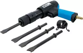 Bgs Technic Pneumatinis plaktuko ir kaltų rinkinys | su greito atleidimo griebtuvu | 10 mm (6240)