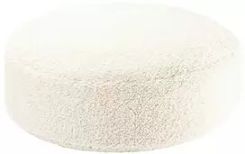 WIGIWAMA apvalus pufas CREAM Baltas