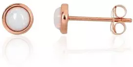 Auksiniai auskarai –pusetai - 4.5 mm. - 0.41 g.