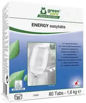 TANA „Žalias Care Energy Easytabs“ 4 viename indų plovimo tabletės, 80 vnt. dėžutėje.