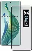 OBAL:ME 5D apsauginis stiklas telefonui Honor Magic5 Lite Juodas