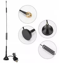Oem Magnetinė antena 433MHz 10dBi - 310mm - SMA kištukas - laidas 1.5m