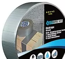 Stokvis Drobinė lipni juosta 50 mm x 50 m, sidabrinė