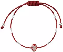 Disney Iron Man Marvel raudona tekstilinė apyrankė BS00065RNRL.CS