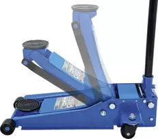 Bgs Technic Domkratas su ratukais | hidraulinis | ypač žemas | 2.5 t (9784)